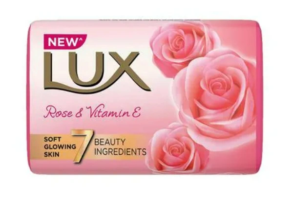 Lux Soft Glow Rose & Vitamin E Soap bar 100gm(Pack of 3)