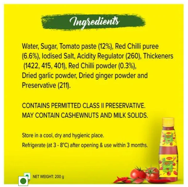 Maggi Hot & Sweet Tomato Chilli Sauce 200gm Bottle
