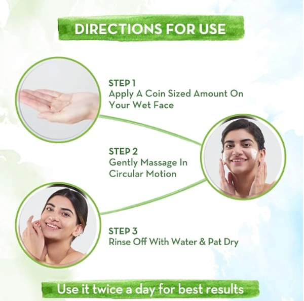 Mamaearth Aloe Vera Face Wash-For Youthful Glow, 100ml
