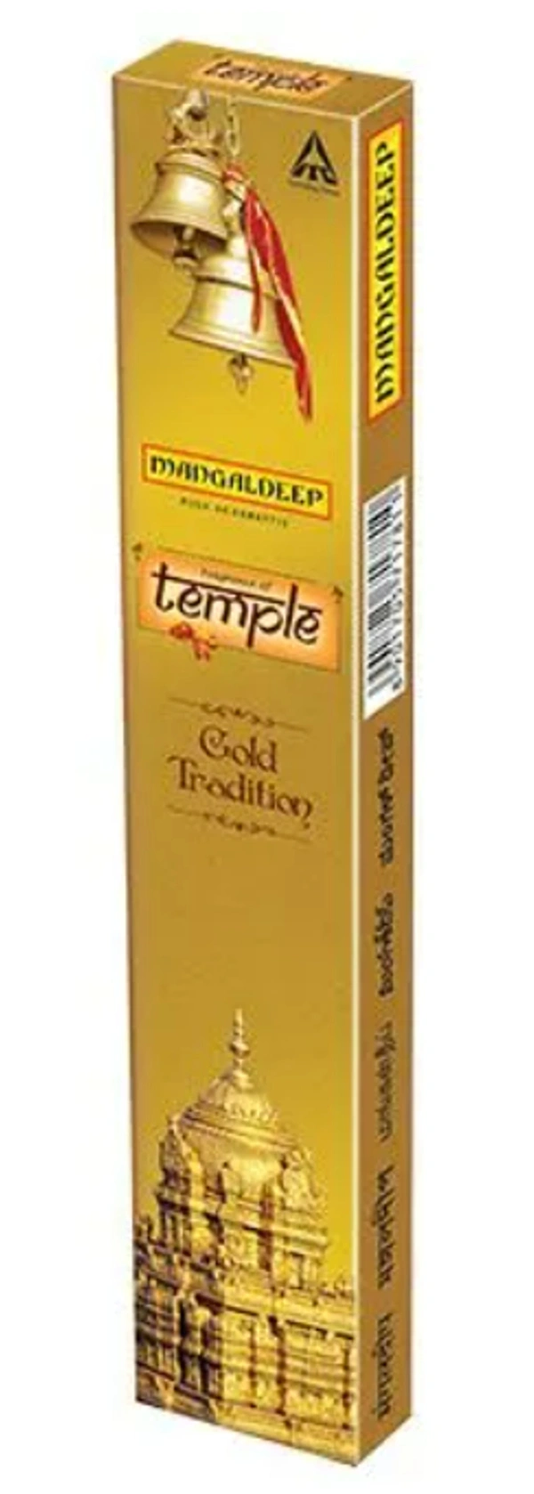 Mangaldeep Temple gold Agarbattis, 16sticks