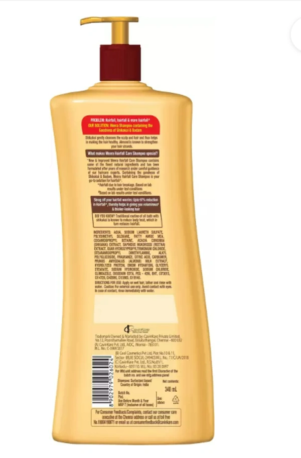 Meera Shikakai & Badam Hair Fall Care Shampoo - 340ml