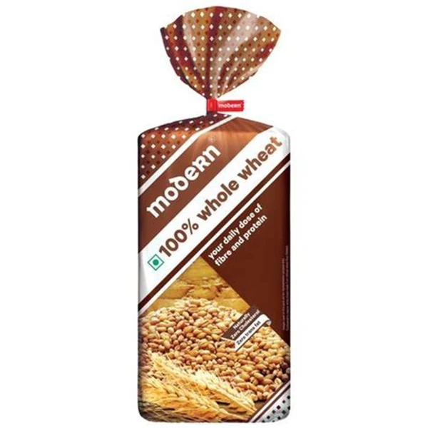 Modern 100% Whole Wheat Bread, Zero Maida-400gm