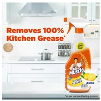 Mr. Muscle Kitchen Cleaner Spray, Lemon , 450ml
