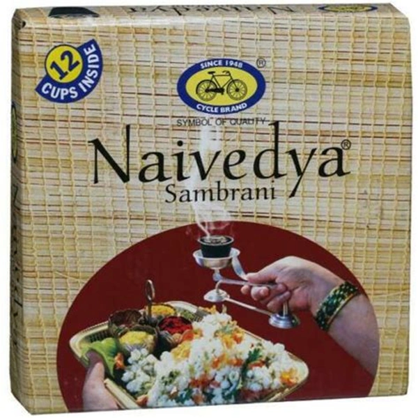 Naivedya Cup Sambrani Cycle Brand 12 Cups Inside