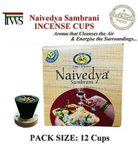 Naivedya Cup Sambrani Cycle Brand 12 Cups Inside