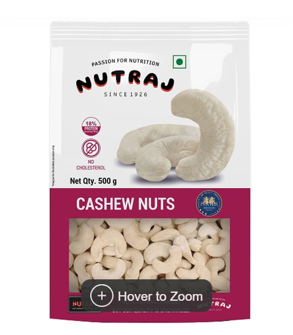 Nutraj Cashew Whole Nuts 500gm