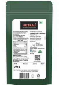 Nutraj Pumpkin seeds - 200gm