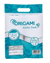 Origami Kitchen Towels 2 rolls (Pack of 2)