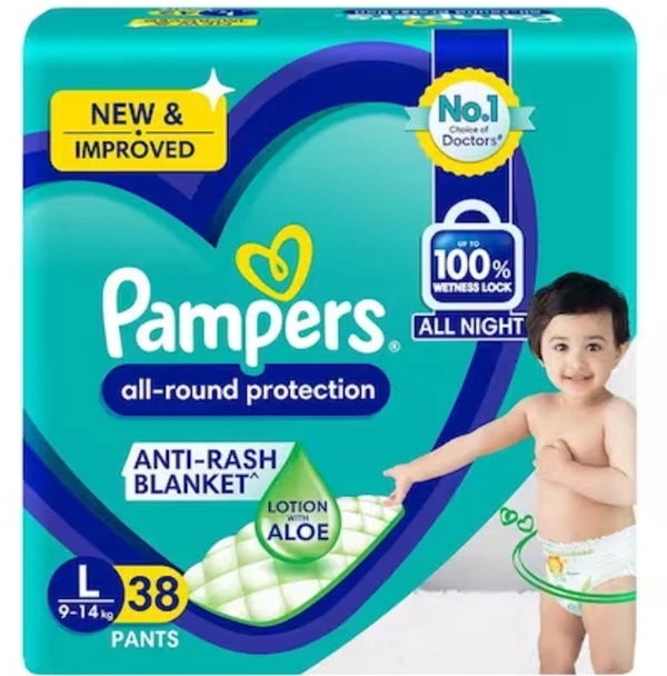 Pampers Diaper Pants - Large(9-14kg) - 20 Pants