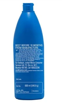 Parachute 100% Pure Coconut hair Oil 600ml bottle