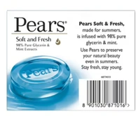 Pears Soft & Fresh Soap 100gm