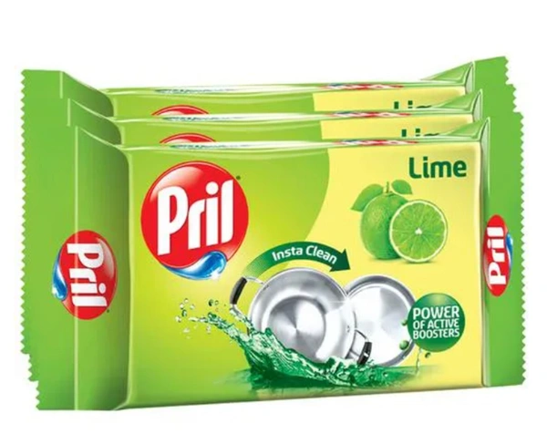Pril Dishwash Bar - Lime ( Set of 3 x 400gm)
