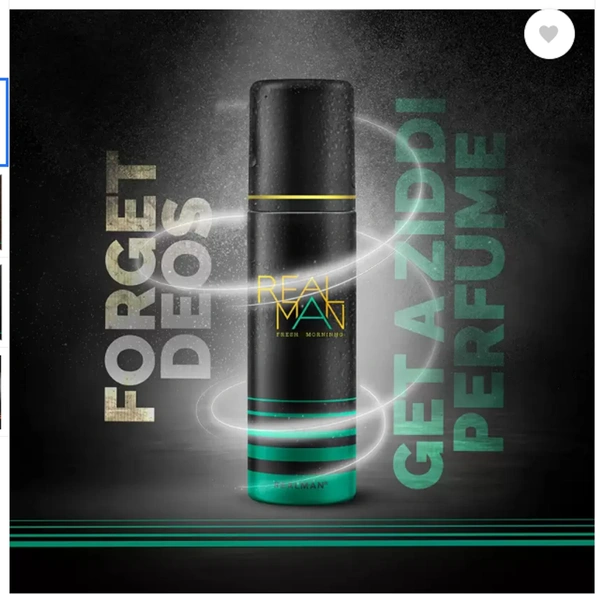 Real Man Deodorant Body Spray Fresh Morning - 150 ml