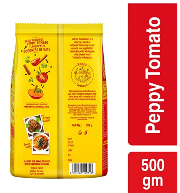 Saffola Masala Oats Peppy Tomato 500gm