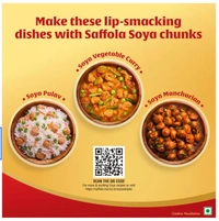 Saffola Meal maker Soya Chunks, Tender & Juicy, Ready in 5 Mins, 200gm