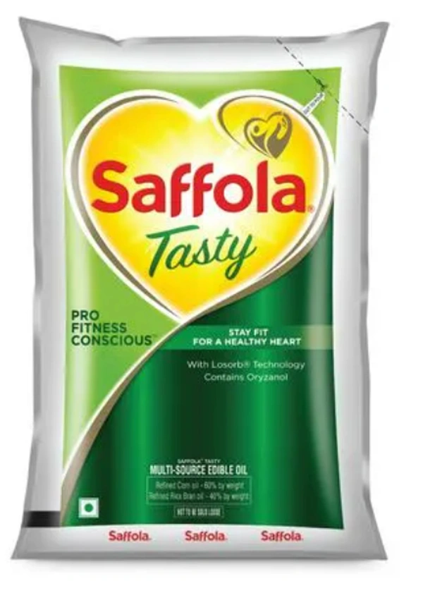 Saffola Tasty Oil 1L Pouch