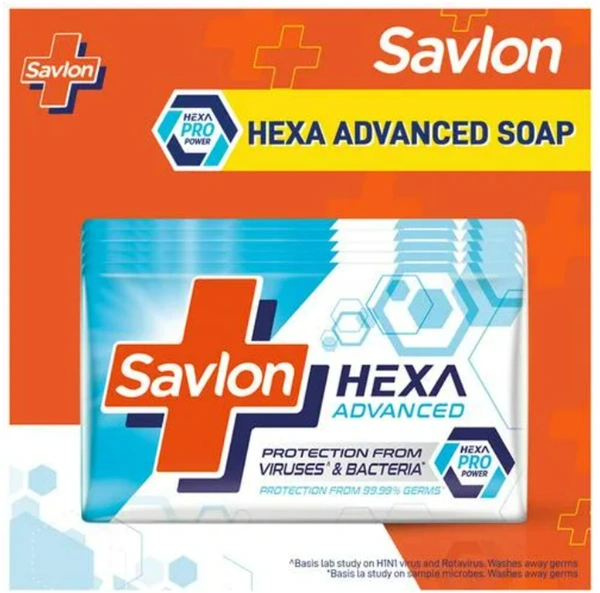 Savlon Hexa Advanced Soap Bar 125gm(Pack of 5)