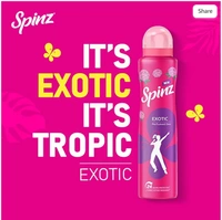 Spinz Exotic Perfumed Deo for Women 200ml