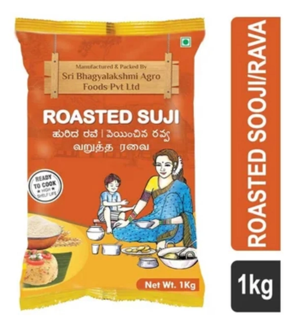 Sri Bhagyalakshmi Roasted Suji 1kg