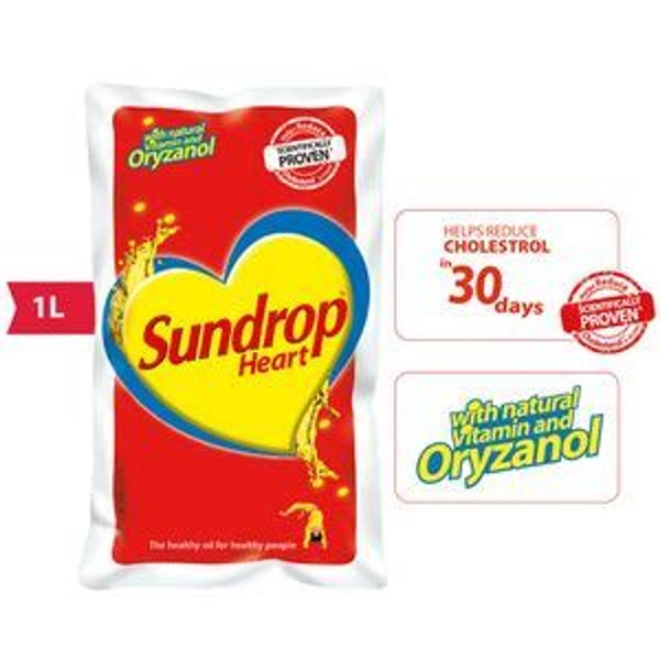 Sundrop Heart Oil 1 litre Pouch