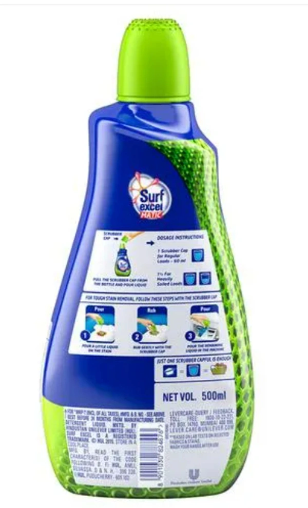 Surf Excel Top Load Liquid Detergent - Matic - 1ltr