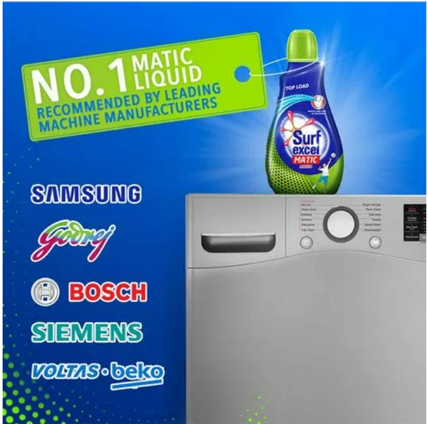 Surf Excel Top Load Liquid Detergent - Matic - 1ltr