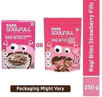 Tata Soulful Ragi Bites Strawberry Fills, 250gm
