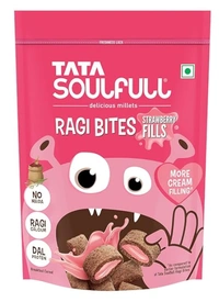 Tata Soulful Ragi Bites Strawberry Fills, 250gm