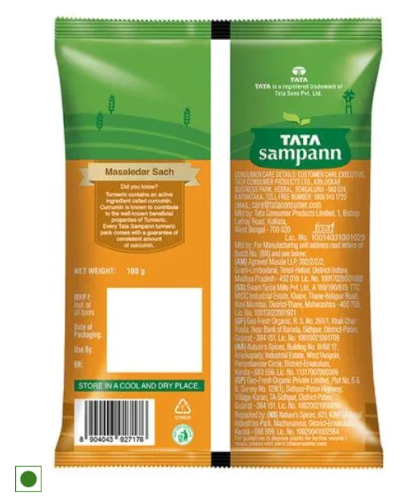 Tata Sampann Turmeric Powder - 500gm