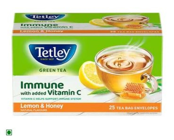 Tata Tetley Green Tea - Lemon & Honey - 25 Tea Bags