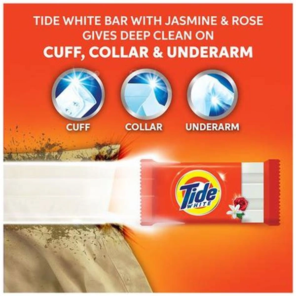 Tide White Bar 80gm + 45gm(Free)