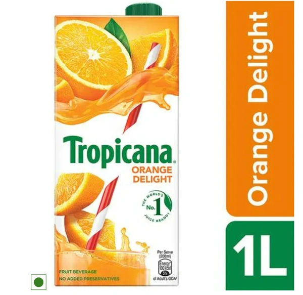 Tropicana Orange Delight Juice - 1Ltr