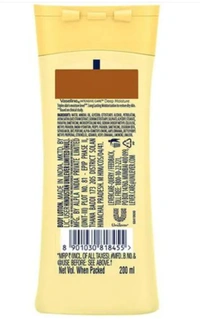 Vaseline Intensive Care Deep Moisture Body Lotion -Dry Skin, Long Lasting Moisturization, 200 ml