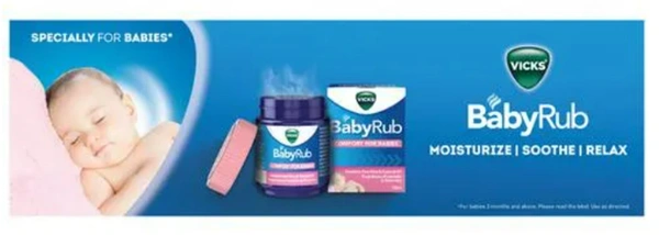 Vicks Baby Rub Comfort For Babies 25ml