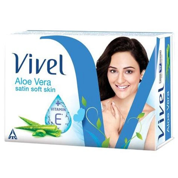 Vivel Aloe Vera Soap, For Satin Soft Skin 75gm(Pack of 4)