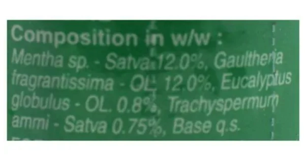 Zandu Balm, Headache | Cold | Backache - 25ml