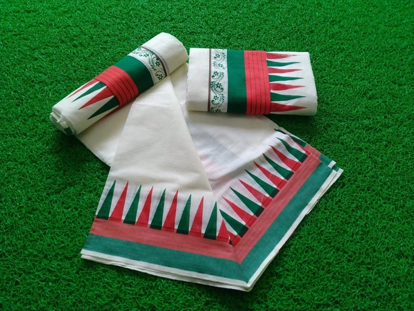 Kattikara Temple Printed Set Mundu