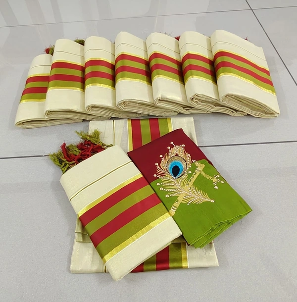 Kerala Tissue Set Mundu
