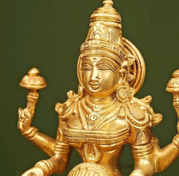 Dhananjay Lakshmi Idol, Pure Brass