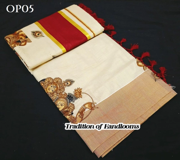 Kerala bridal Golden tissue ready to wear saree 6.25 mtr, Kerala Saree, Vishu saree ,Onam Saree / Handmade designs, Kerala - OP02