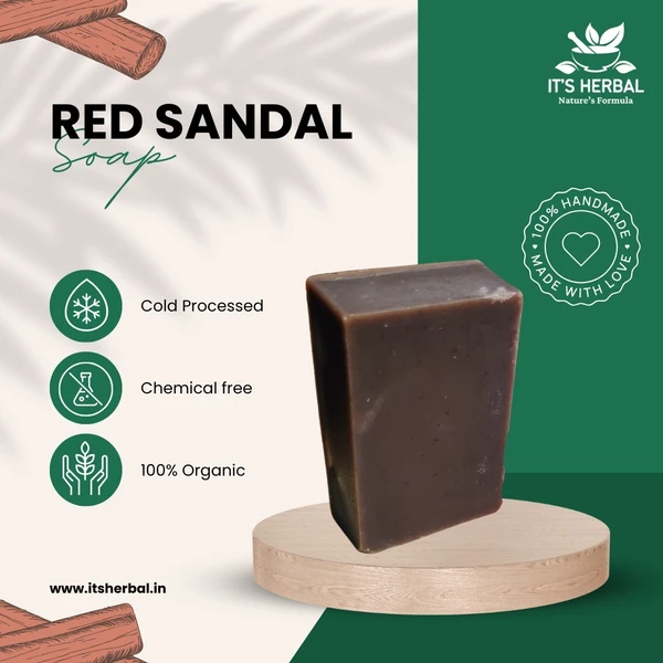 Red Sandal Soap (90g)