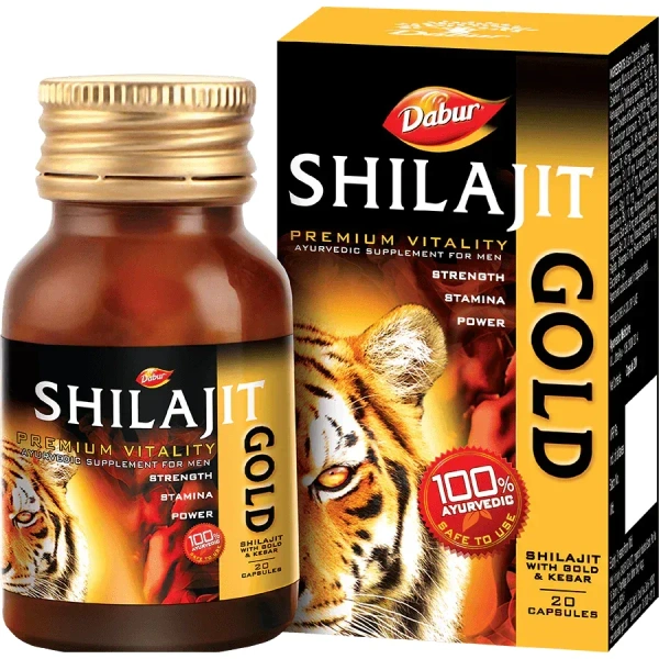 Shilajit Cap(Gold) - Dabur