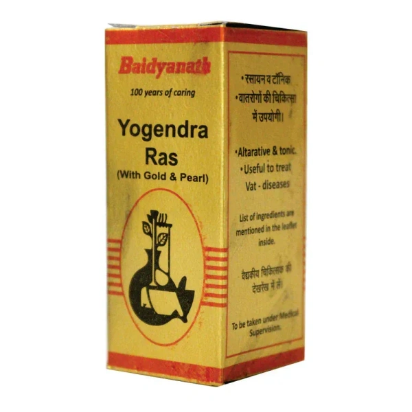 Yogendra Ras(Gold) 10Tab-Baidyanath
