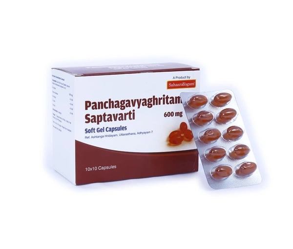 Panchagavya Ghritam Saptavarti 600Mg - SAHASRAYOGAM