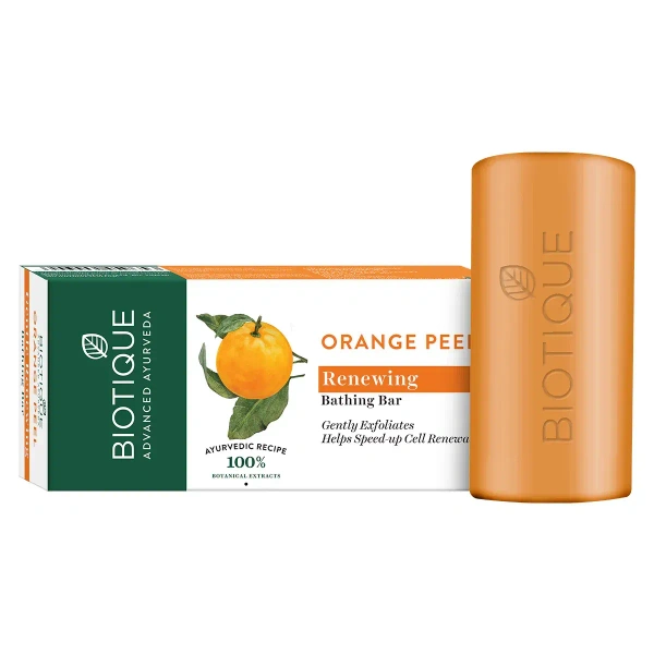 Orange peel bathing bar - Biotique