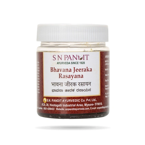 Bhavana Jeeraka Rasayana - S.N.Pandit 