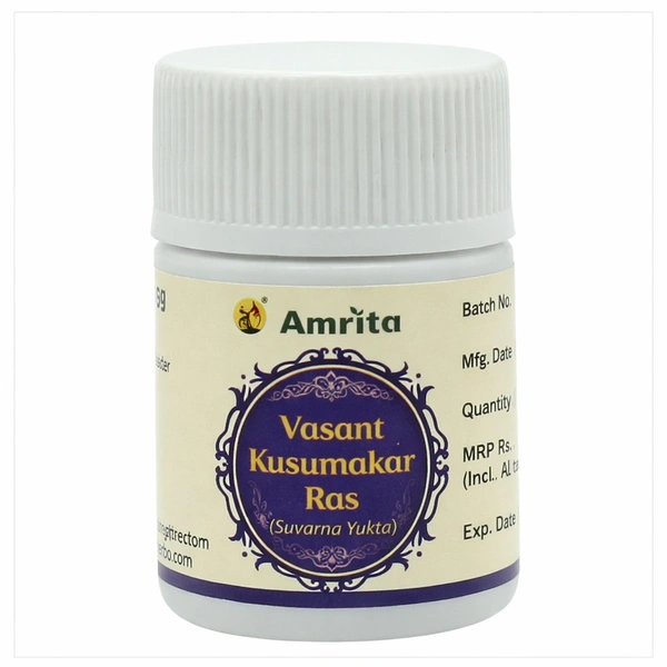 Vasant Kusumakar Ras (Without Gold) - Amrita