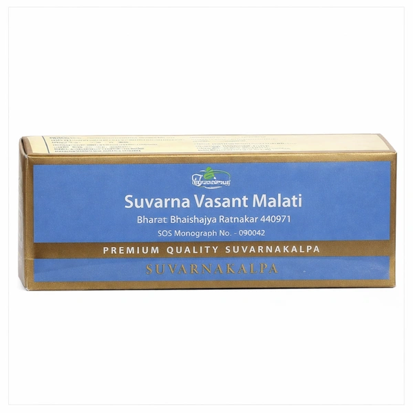 SHREE DHOOTAPAPESHWAR Suvarna Vasant Malati Ras - 30 Tablets
