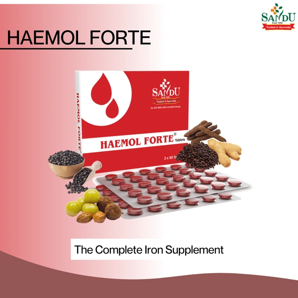SANDU BROTHERS Haemol Forte Tablet - Sandu - 30 Tablets