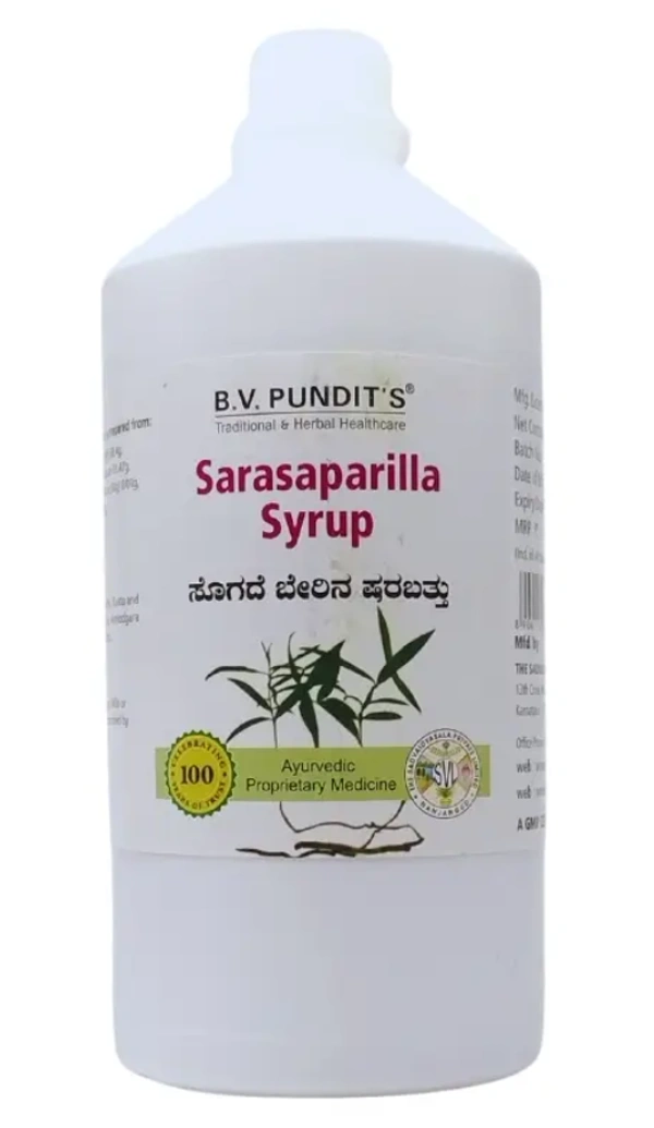 Sarasaparilla Syrup -B.V.Pandit 